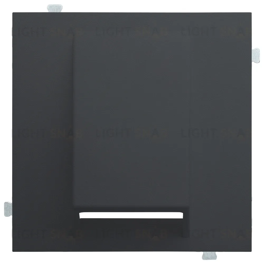 Rikett Лицевая панель для вывода кабеля черный матовый 35170 MB 35170 MB