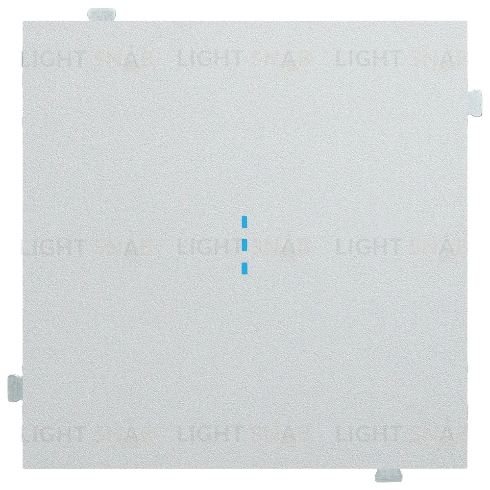 Rikett Клавиша одноклавишного выключателя с подсветкой серебро 35602 SV 35602 SV