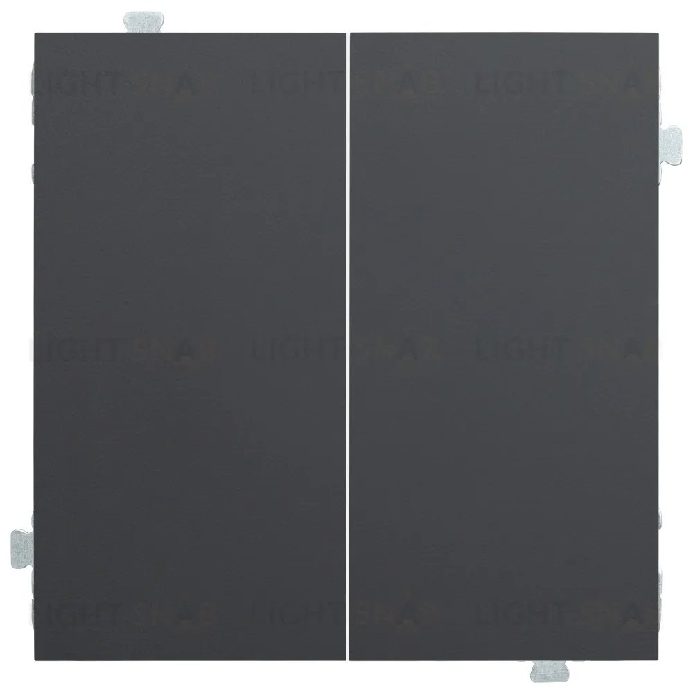 Rikett Клавиши для двухклавишного перекрестного выключателя черный матовый 35614 MB 35614 MB