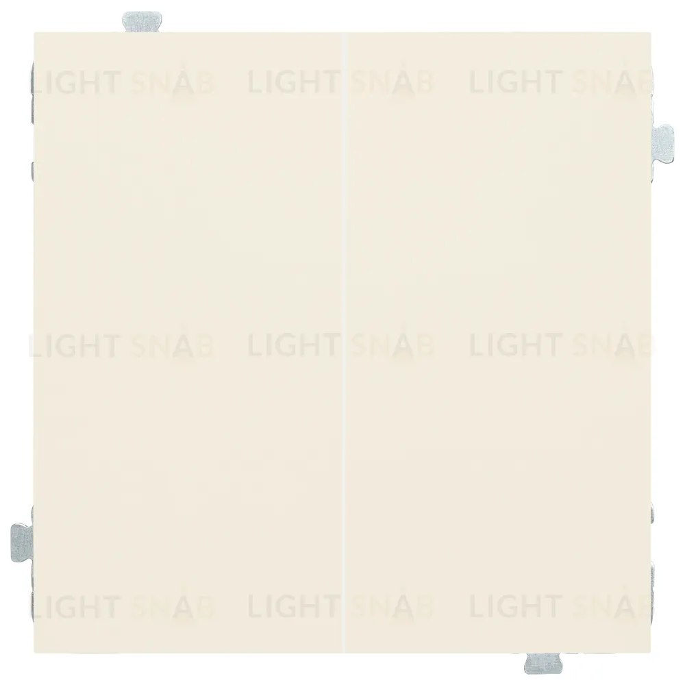 Rikett Клавиши для двухклавишного перекрестного выключателя кремовый матовый 35614 MC 35614 MC