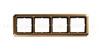 Рамка четверная Merten Antique античная латунь MTN483443 MTN483443