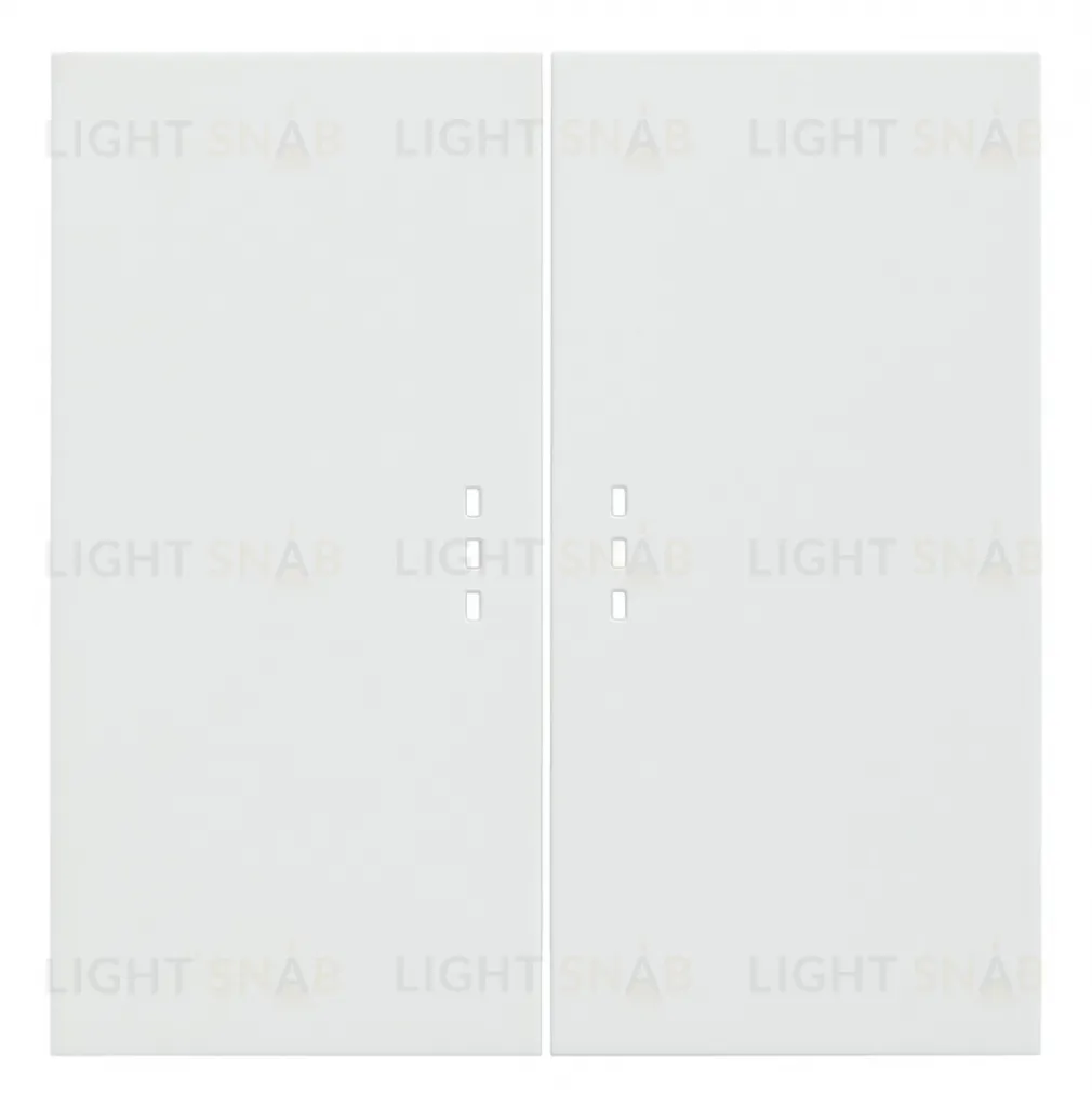 Rikett Клавиши для двухклавишного перекрестного выключателя с подсветкой белый матовый 35615 MW 35615 MW