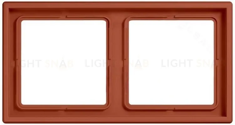 Рамка 2 Jung LS 990 Les Couleurs Le Corbusier l'ocre rouge LC98232110 LC98232110