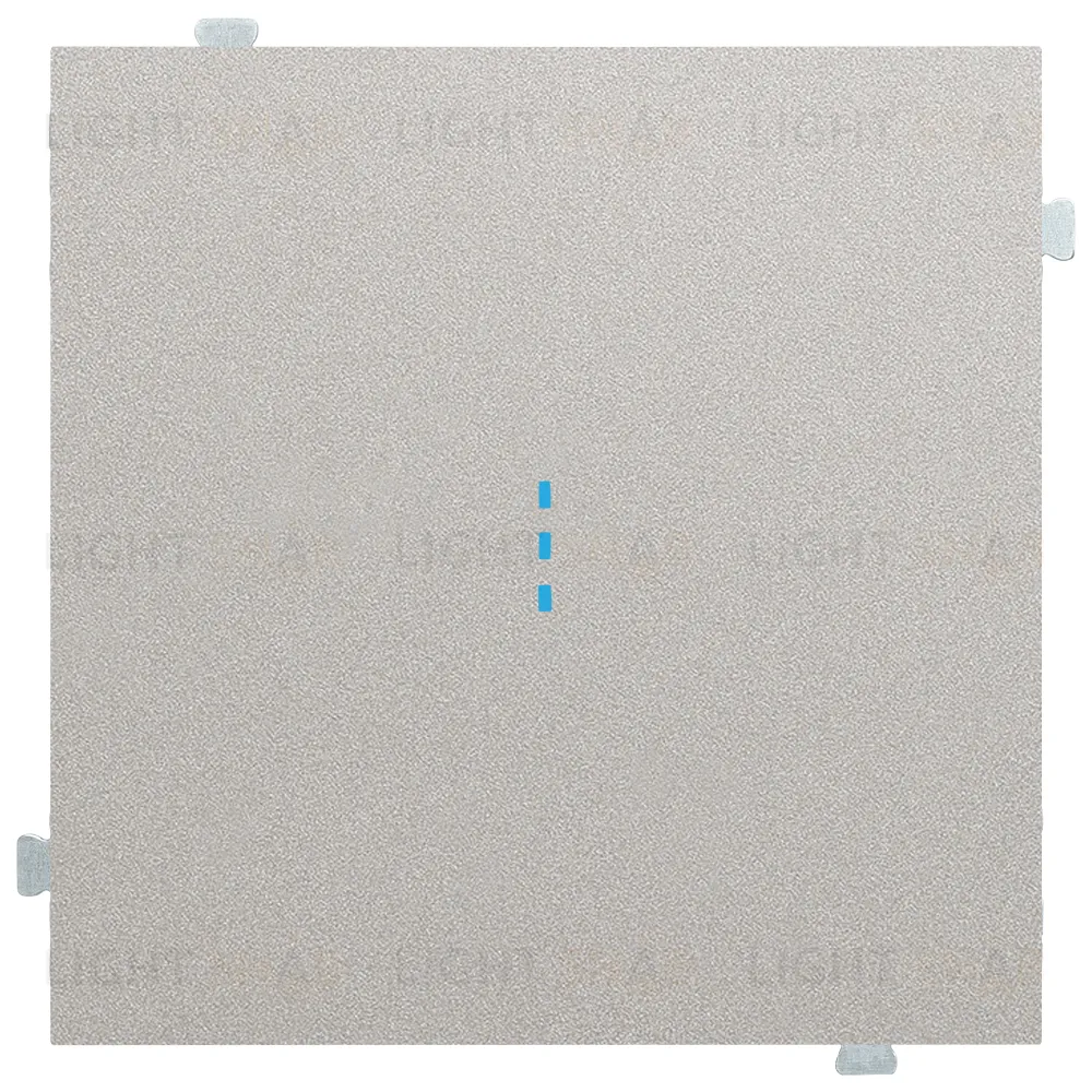 Rikett Клавиша одноклавишного выключателя с подсветкой платина 35602 PL 35602 PL