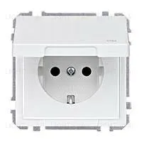 Розетка с заземлением с откидной крышкой Merten 16А/250В MTN2311-4019 MTN2311-4019