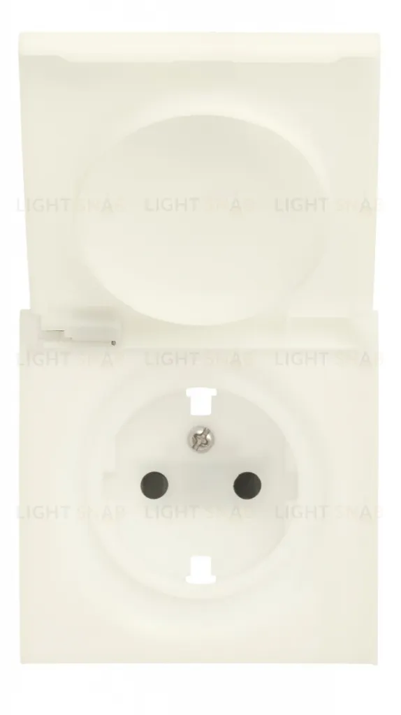 Rikett Лицевая панель для розетки 2к+з с крышкой кремовый матовый 35634 MС 35634 MС