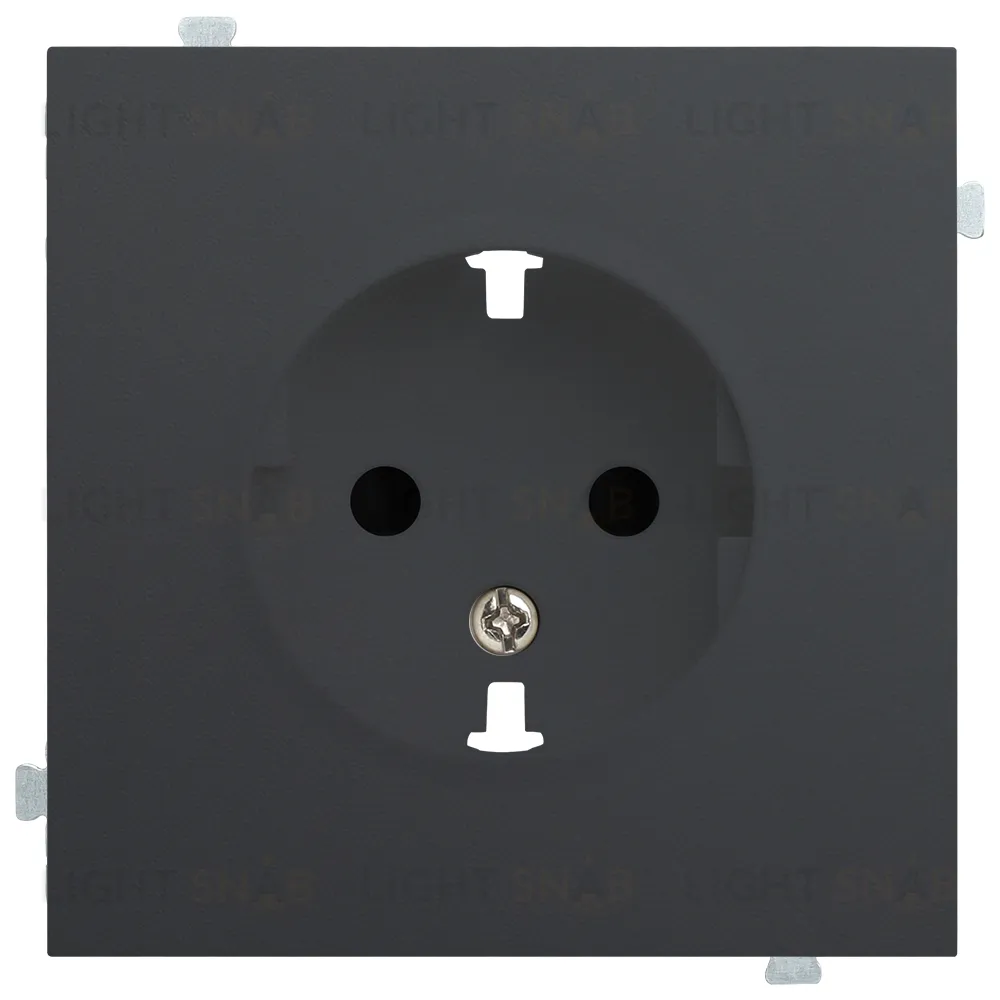 Rikett Лицевая панель для розетки 2к+з черный матовый 35632 MB 35632 MB