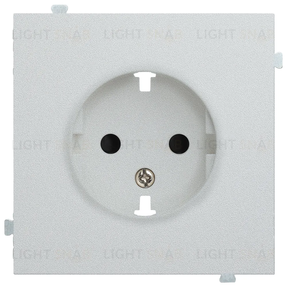 Rikett Лицевая панель для розетки 2к+з серебро 35632 SV 35632 SV