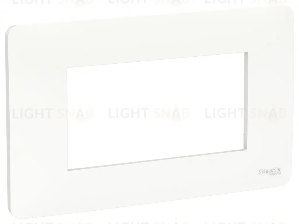 Рамка на 4 модуля Schneider Electric Unica Studio, белый NU210418 NU210418