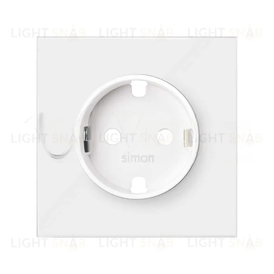 Simon 100 Белый матовый Накладка розетки Schuko 10000041-230 10000041-230