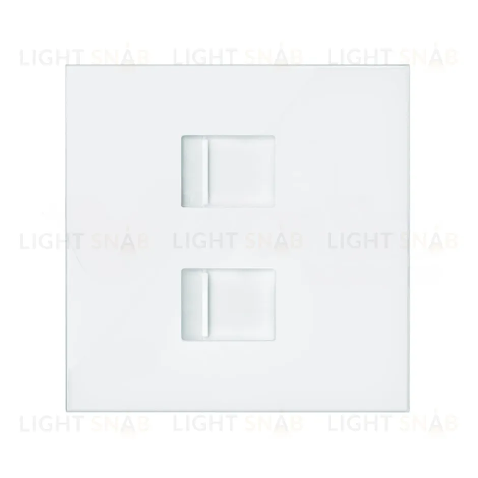 Simon 100 Белый матовый Накладка розетки 2xRJ45 10000006-230 10000006-230