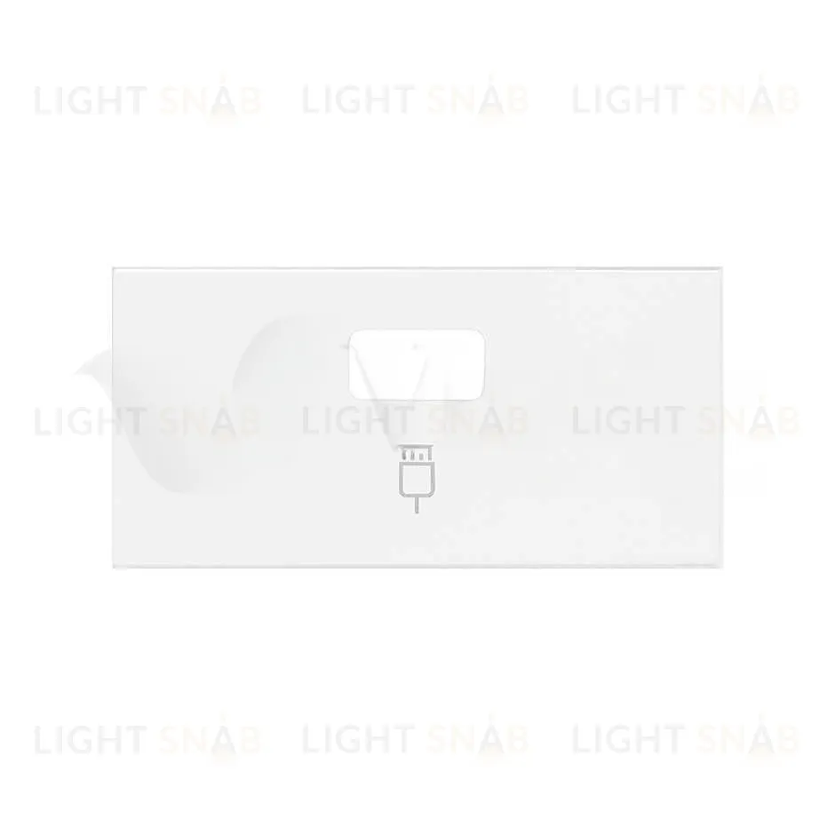 Simon 100 Белый матовый Накладка розетки USB 10001091-230 10001091-230