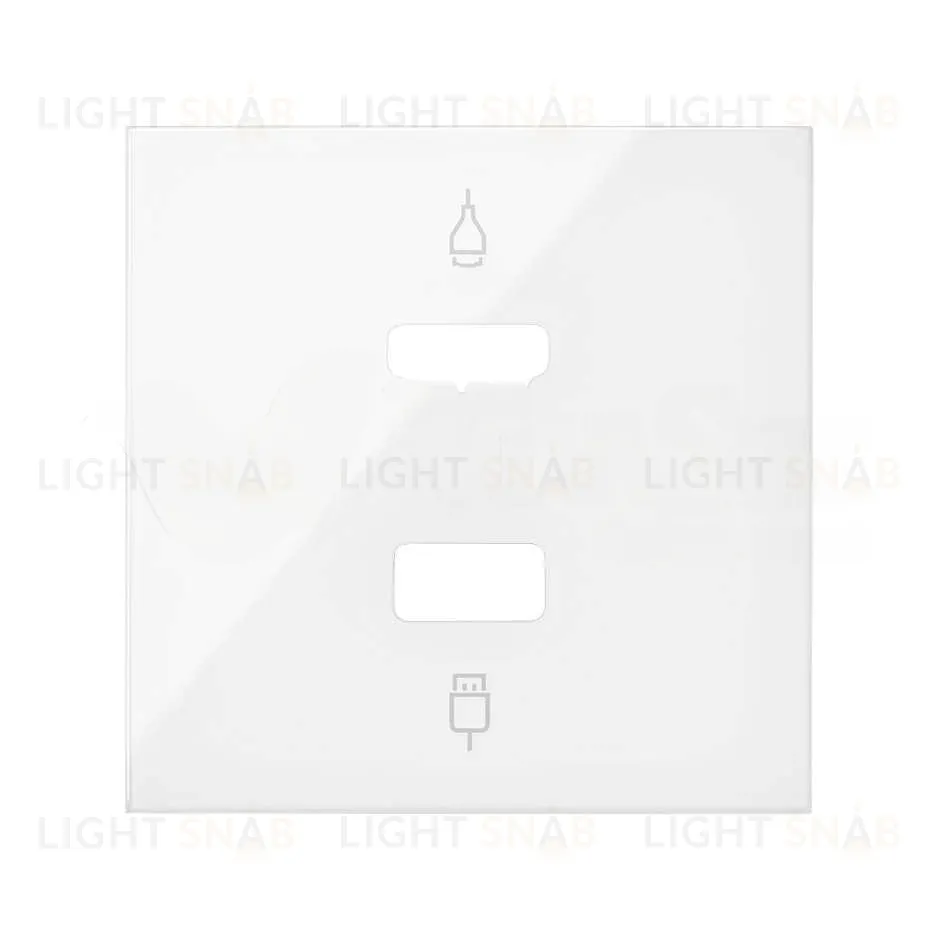 Simon 100 Белый глянец Накладка розетки HDMI + USB 10001095-130 10001095-130