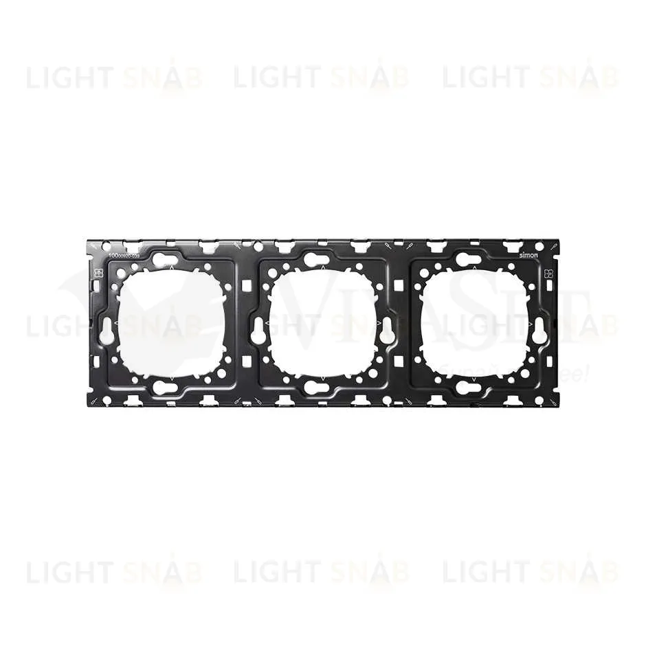 Simon 100 Суппорт металлический на 3 поста 10000930-039 10000930-039