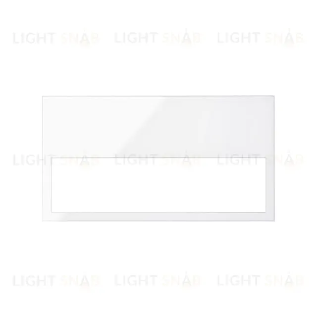 Simon 100 Белый глянец Рамка «минимум» на 2 поста 10001620-130 10001620-130