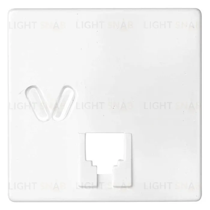 Simon S82 Concept Матовый белый, Накладка для телефонной розетки 8200062-090 8200062-090