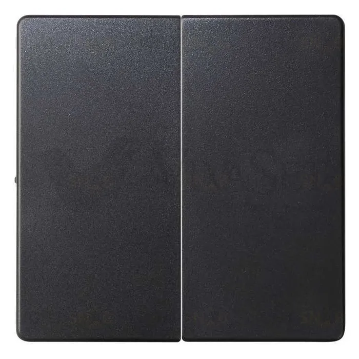 Simon S82 Concept Матовый черный, Клавиша двойная для выключателя 8200026-098 8200026-098