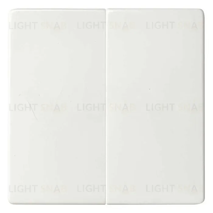 Simon S82 Concept Матовый белый, Клавиша двойная для выключателя 8200026-090 8200026-090