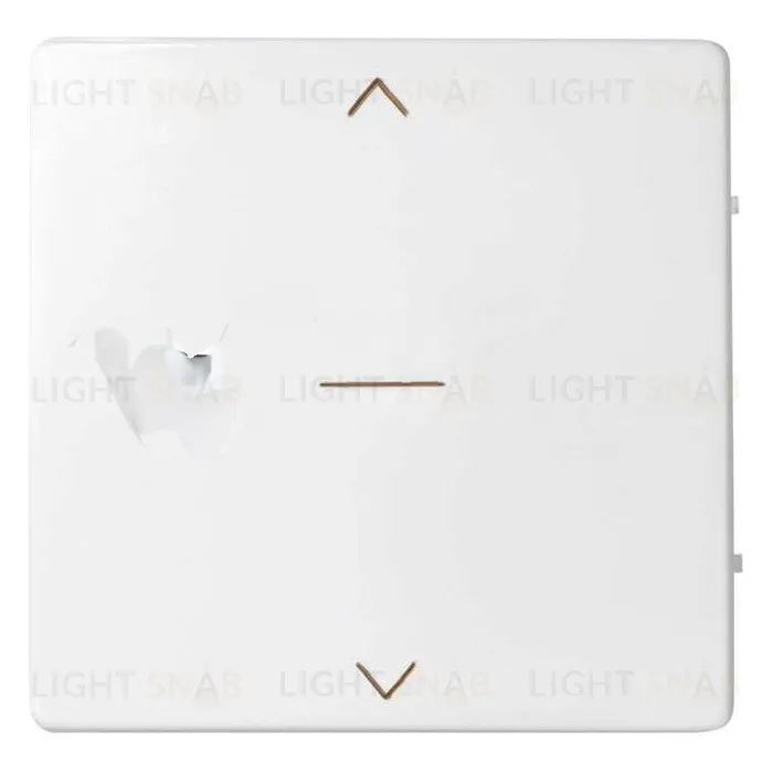 Simon S82 Concept Матовый белый, Клавиша для трехпозиционного выключателя жалюзи с пиктограммой "стрелки" 8200033-090 8200033-090