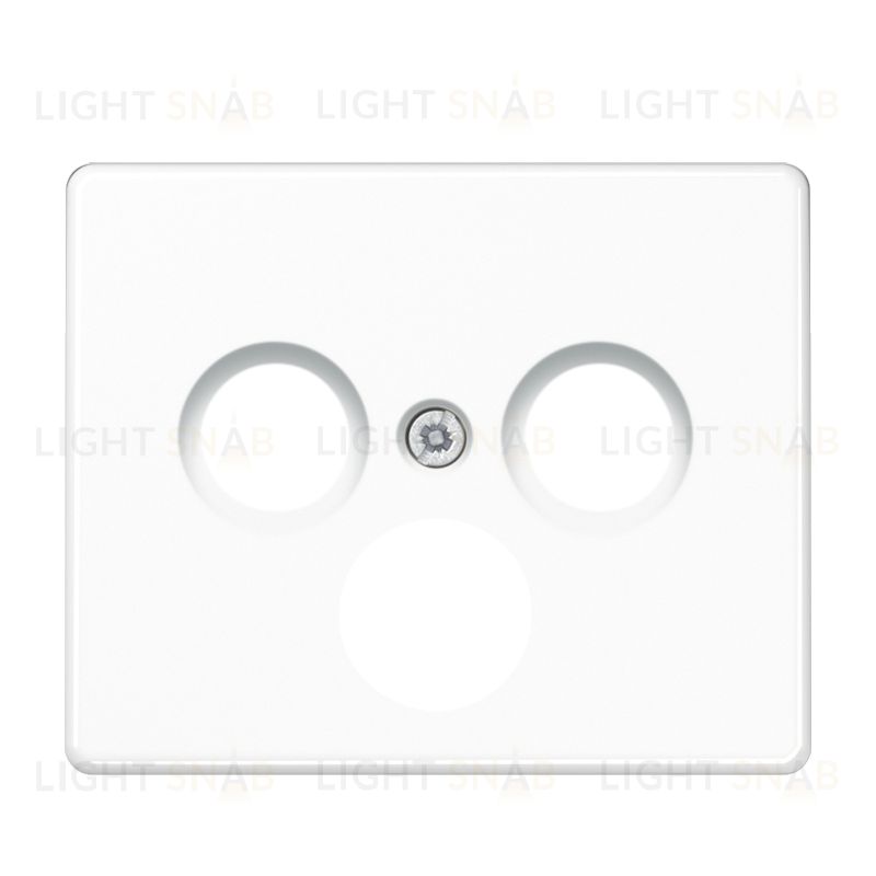 Jung SL 500 Белая накладка TV-SAT-FM розетки SL561SATWW SL561SATWW