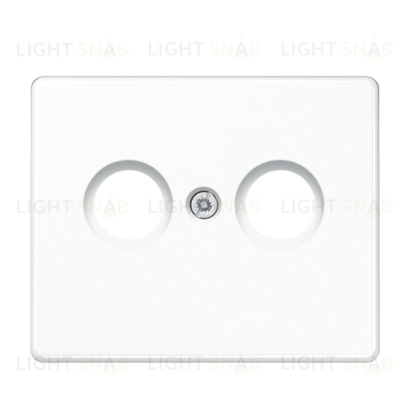 Jung SL 500 Белая накладка TV-FM розетки SL561TVWW SL561TVWW