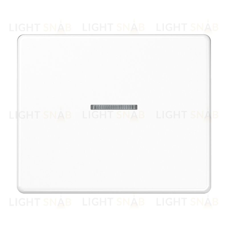 Jung SL 500 Белая клавиша 1-я с подсветкой SL590KO5WW SL590KO5WW