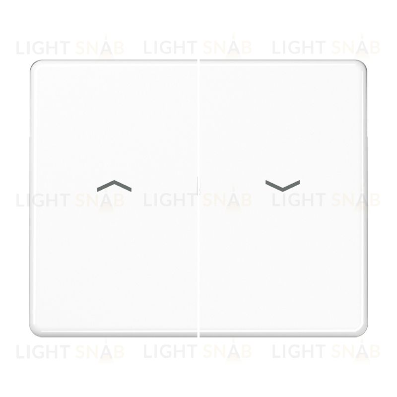 Jung SL 500 Белая клавиша 2-я жалюзийная SL595PWW SL595PWW