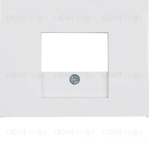 Центральная панель для розетки TAE, K.1, цвет: полярная белизна, с блеском 10357009 10357009