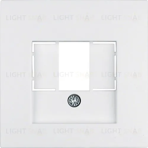 Центральная панель для розетки TAE, S.1/B.x, цвет: полярная белизна, матовый 10331909 10331909
