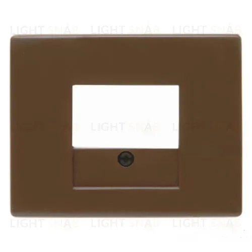 Центральная панель для розетки TAE, Arsys, цвет: коричневый, с блеском 10350101 10350101