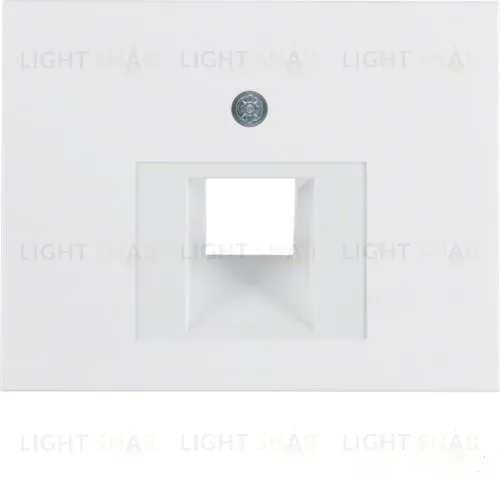 Центральная панель для розетки UAE, K.1, цвет: полярная белизна, с блеском 14077009 14077009