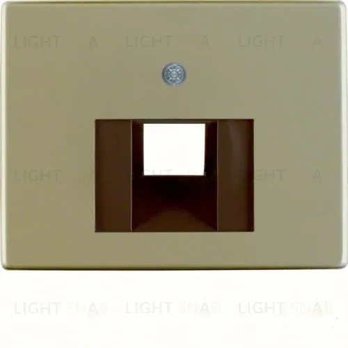 Центральная панель для розетки UAE, Arsys, цвет: светло-бронзовый, металл 14080001 14080001