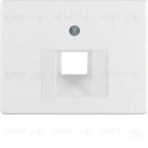 Центральная панель для розетки UAE, Arsys, цвет: полярная белизна, с блеском 14070069 14070069