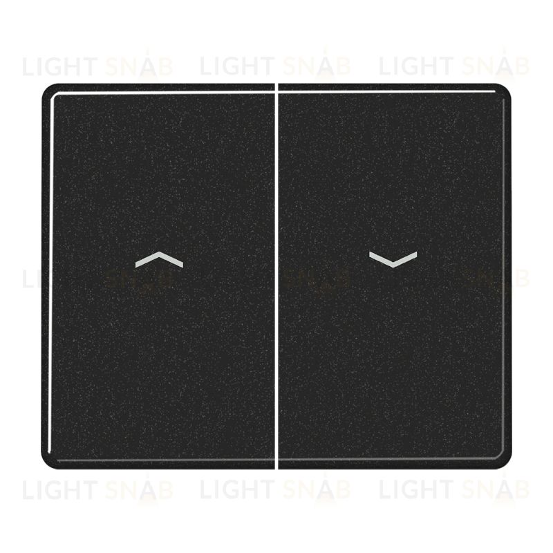 Jung SL 500 Черный клавиша 2-я жалюзийная SL595PSW SL595PSW