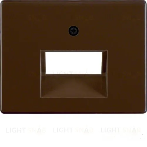 Центральная панель для UAE/E-DAT Design/Telekom розетка ISDN, Arsys, цвет: коричневый, с блеском 14090001 14090001