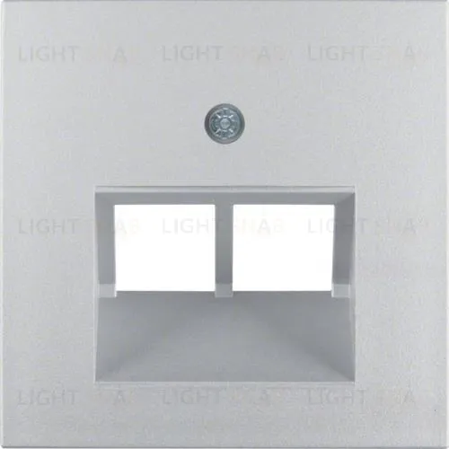 Центральная панель для UAE/E-DAT Design/Telekom розетка ISDN, B.x, цвет: алюминий, матовый 14091404 14091404