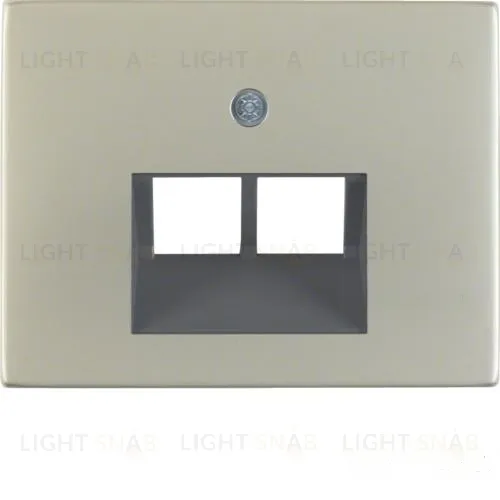 Центральная панель для UAE/E-DAT Design/Telekom розетка ISDN, K.5, цвет: нержавеющая сталь 14097004 14097004