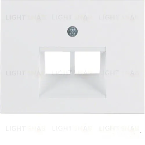 Центральная панель для UAE/E-DAT Design/Telekom розетка ISDN, K.1, цвет: полярная белизна, с блеском 14097009 14097009