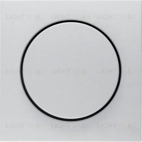 Центральная панель с регулирующей кнопкой для поворотного диммера, B.x, цвет: алюминий, матовый 11371404 11371404