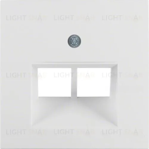 Центральная панель для UAE/E-DAT Design/Telekom розетка ISDN, S.1/B.x, цвет: полярная белизна, матовый 14091909 14091909