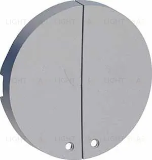 Клавиша 2-я с окном для подсветки LED Schneider Electric Odace Алюминий S53R298 S53R298