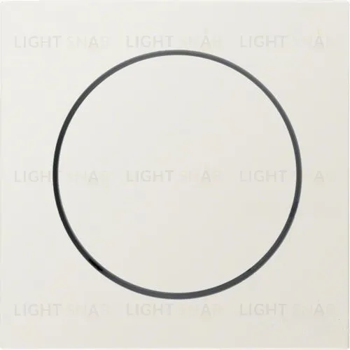 Центральная панель с регулирующей кнопкой для поворотного диммера, S.1, цвет: белый, с блеском 11378982 11378982