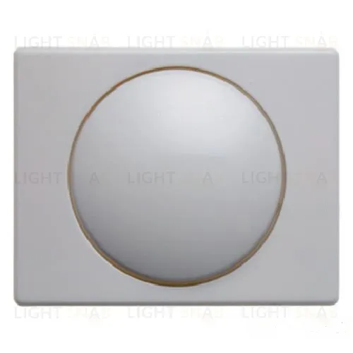 Центральная панель с регулирующей кнопкой для поворотного диммера, Arsys, цвет: полярная белизна, с блеском 11350069 11350069