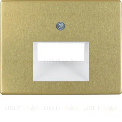 Центральная панель для UAE/E-DAT Design/Telekom розетка ISDN, Arsys, цвет: золотой, металл 14100002 14100002