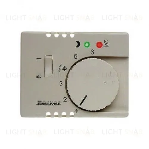 Центральная панель с регулирующей кнопкой, клавишей и линзами цвет: белый, с блеском Berker Arsys 16720002 16720002