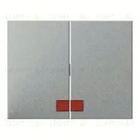 Выключатель двухклавишный с подсветкой Berker 10А/250В 14377024+3035+1675 14377024 + 3035 + 1675