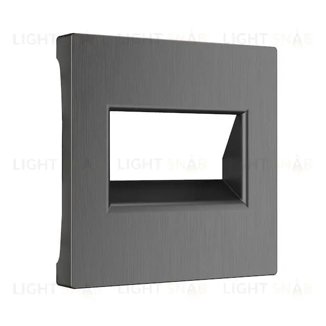 Накладка для двойной розетки Еthernet RJ-45 Werkel (графит рифленый) a050741 a050741