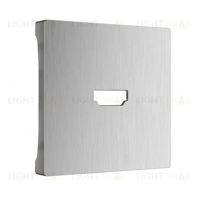 Накладка для розетки HDMI Werkel (серебряный рифленый) a041304 a041304