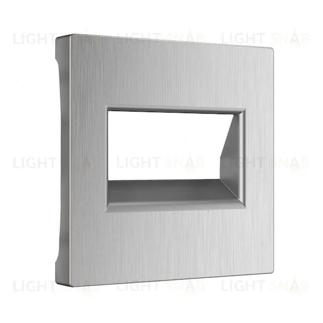 Накладка для двойной розетки Еthernet RJ-45 Werkel (серебряный рифленый) a051350 a051350