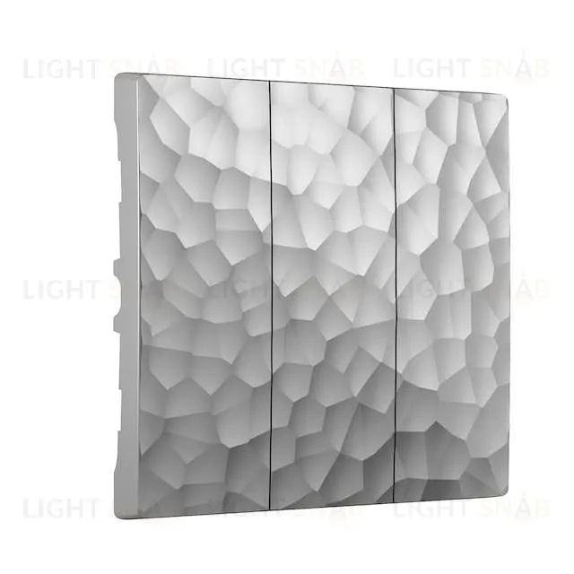 Клавиша Werkel для трехклавишного выключателя серебряный hammer a052089 a052089